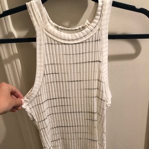 nordstrom striped ribbed tank